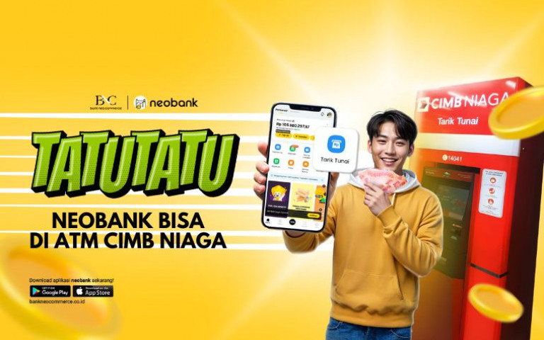 TATUTATU NeoBank Bisa di ATM CIMB Niaga Loh!