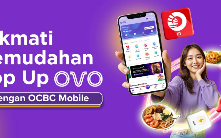 Nikmati Kemudahan Top Up OVO dengan OCBC Mobile