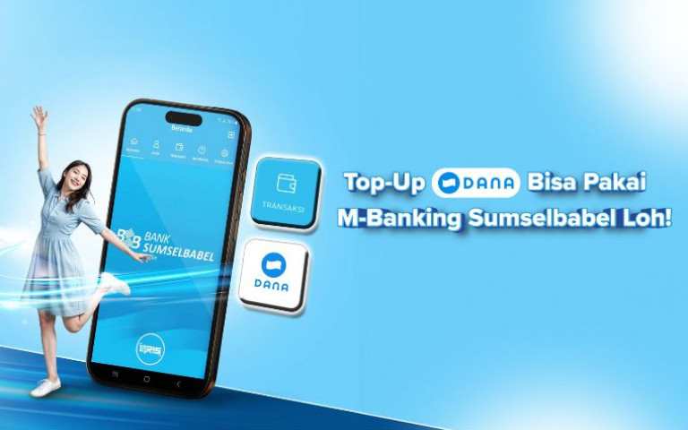 Top-Up DANA Bisa Pakai M-Banking Sumsel Babel Loh!